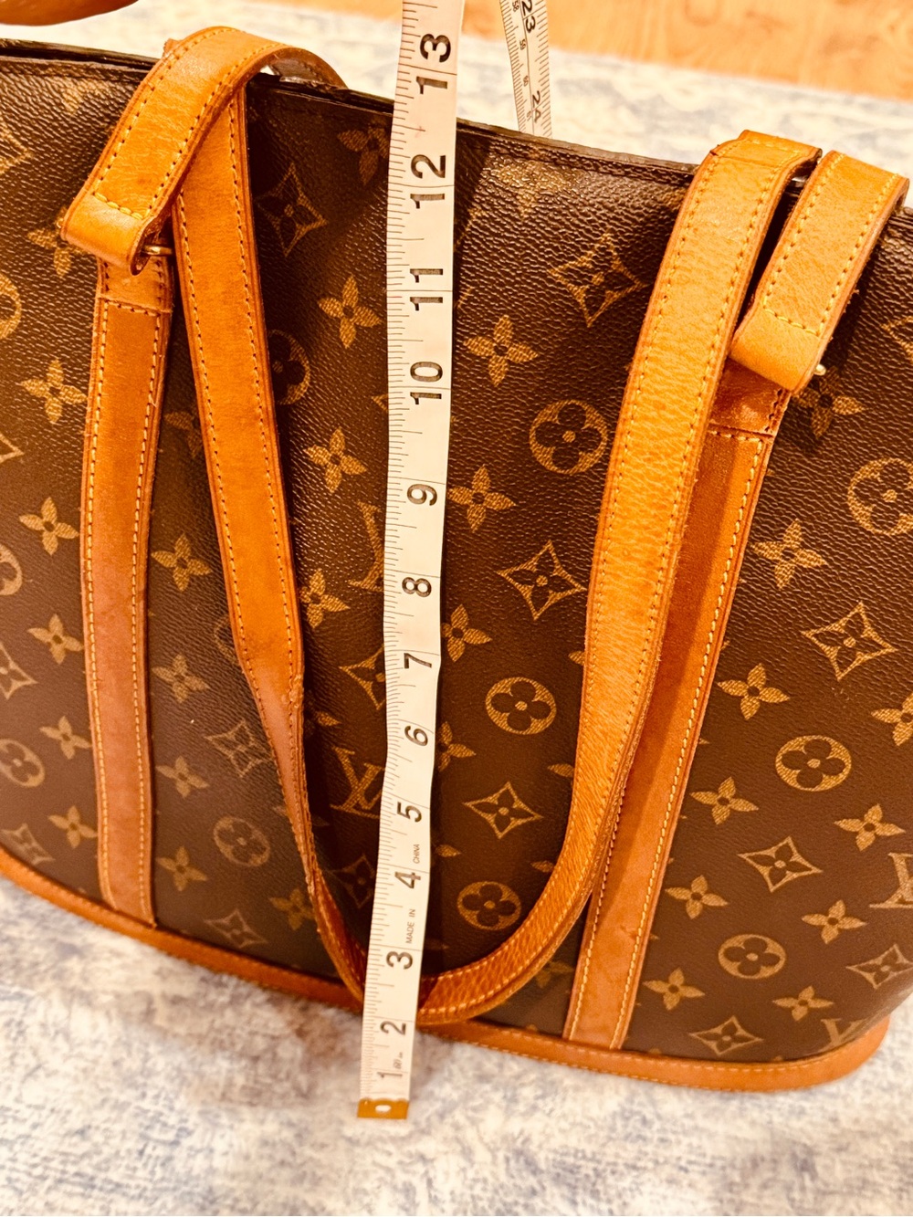 Louis Vuitton Monogram The Babylon Brown and Tan Tote bag - Picture 8 of 16